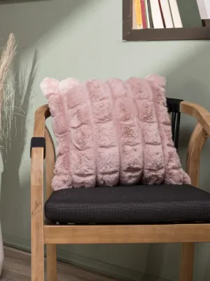 Γούνινη Μαξιλαροθήκη Cube 06 - 45x45cm