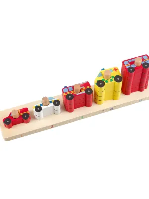 Παιχνίδι Αριθμών Αυτοκίνητα της Πόλης - Orange Tree Toys