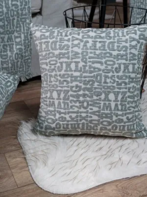 Μαξιλαροθήκη Letters 04 - 30x50cm με γέμιση