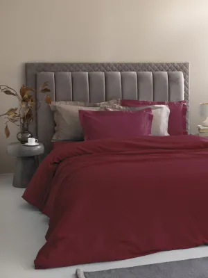 Ζεύγος Μαξιλαροθήκες Oxford 52x72 Posh Sateen BORDO