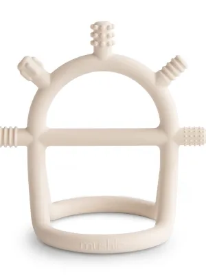 Μασητικό Σιλικόνης με Χερούλι Sensory - Mushie