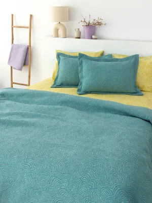 Ζεύγος Μαξιλαροθήκες Matelasse Oxford  50X70 ADEL PETROL