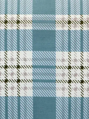 LINO Σετ Σεντόνια Με Λάστιχο (105x200+32) Panier Μπλε