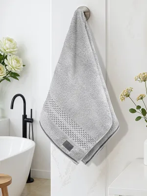 LINO Πετσέτα Προσώπου (50x90) Igalo Ασημί