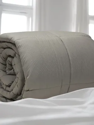 LINO ΠΑΠΛΩΜΑ COLCHA GREY 220X240