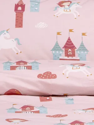 LINO Σετ Παιδική Παπλωματοθήκη (160x240) Cloud Kingdom Ροζ