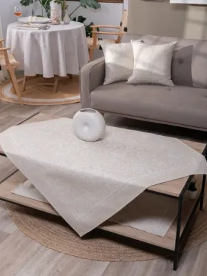 Καρέ &amp; Τραβέρσα Peony 01 Σετ 2 τεμαχίων - 100x100cm &amp; 40x100cm