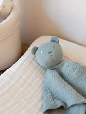 Κατωσέντονο με Λάστιχο Μακώ Jersey Μέντα Σκούρο 70x140cm Trois Kilos Sept