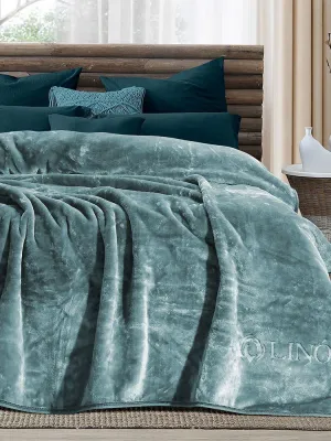 LINO ΚΟΥΒΕΡΤΑ VELLUT MINT 220X240