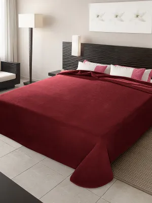 ΚΟΥΒΕΡΤΑ ΙΣΠΑΝΙΑΣ ΜΟΝΗ 160X220 BELPLA STER PLAIN GRANATE(16)