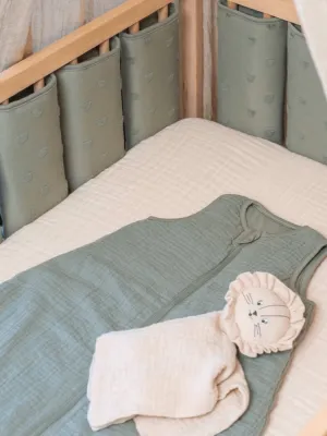 Σετ 8 Πάντες για Κάγκελα Κούνιας Μέντα Honey & Hop - Trois Kilos Sept