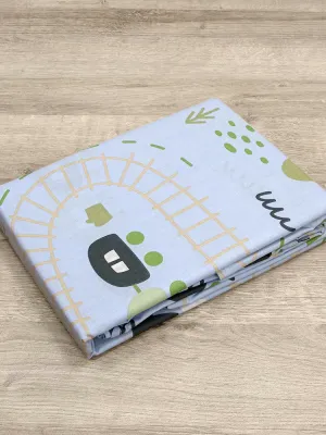 LINO BEBE ΣΕΤ ΣΕΝΤΟΝΙΑ FOREST EXPRESS PETROL 120X180