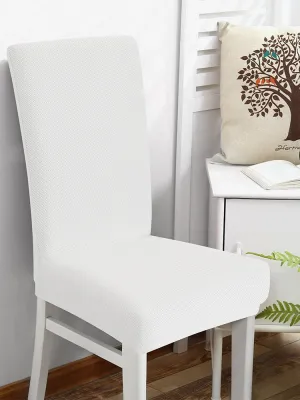 LINO Κάλυμμα Καρέκλας Ελαστικό Elegance Λευκό