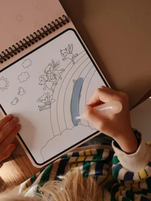 Επαναχρησιμοποιούμενο Μπλοκ Ζωγραφικής Vehicles - Mushie