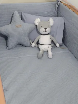 Πάπλωμα & Παπλωματοθήκη Πικέ 100x140cm Design 454 - Oliver Baby