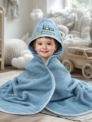 LINO Κάπα Βρεφική (75x75) Trattore Μπλε