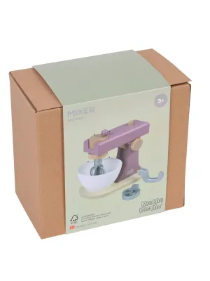 Ξύλινο Μίξερ με Αξεσουάρ Ροζ - Mama Memo