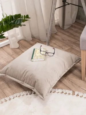 Μαξιλαροθήκη Velvet 07 - 65x65cm δαπέδου με γέμιση 
