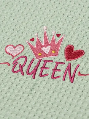 ΚΟΥΒΕΡΤΑ ΠΙΚΕ ΑΓΚΑΛΙΑΣ 80X110 ADAM HOME QUEEN GREEN