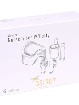 Σετ Περιποίησης Μωρού Ξύλινο Mama Memo