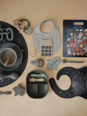 Βιβλίο με Επαναχρησιμοποιούμενα Αυτοκόλλητα Space - Mushie