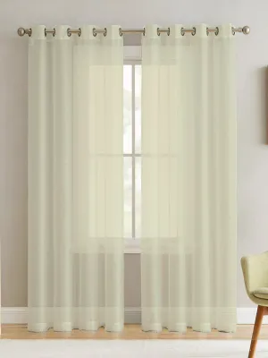 Κουρτίνα Με Τρουκς 140x260 BELE IVORY