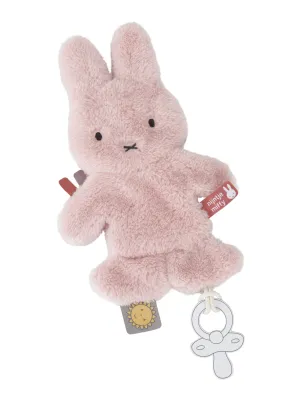 Πανάκι Παρηγοριάς με Κλιπ Πιπίλας Ροζ Fluffy Miffy