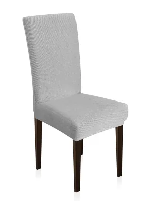 LINO Κάλυμμα Καρέκλας Ελαστικό Elegance Ανοιχτό Γκρι