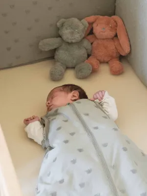 Κατωσέντονο με Λάστιχο Μακώ Jersey Μέντα Σκούρο 70x140cm Trois Kilos Sept