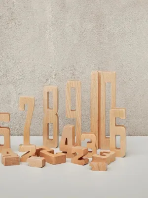 Παιχνίδι Στοίβαξης Ξύλινα Νούμερα Mama Memo