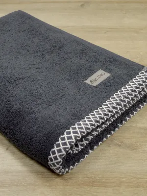 LINO Πετσέτα Σώματος (80x150) Marley Ανθρακί