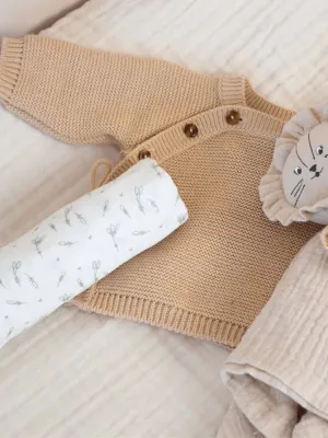 Κατωσέντονο με Λάστιχο Μακώ Jersey Μέντα Σκούρο 70x140cm Trois Kilos Sept