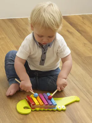 Ξυλόφωνο Κροκόδειλος - Orange Tree Toys