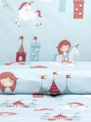 LINO Σετ Παιδική Παπλωματοθήκη (160x240) Cloud Kingdom Μέντα