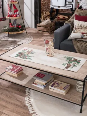 Καρέ &amp; Τραβέρσα Suben (Σετ 2τεμ.) - 100x100cm &amp; 40x100cm