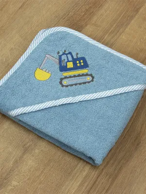 LINO Κάπα Βρεφική (75x75) Trattore Μπλε