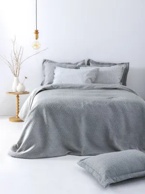 Ζεύγος Μαξιλαροθήκες Matelasse Oxford  50X70 ZOE GREY