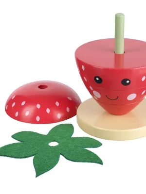 Πυργος Στοίβαξης Φράουλα Orange Tree Toys