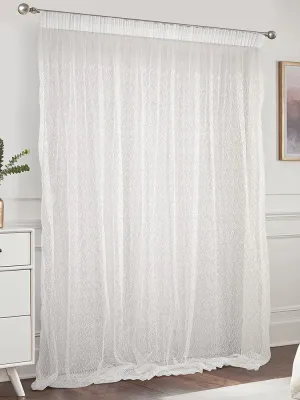 LINO ΚΟΥΡΤΙΝΑ BARIO WHITE ΜΕ ΤΡΕΣΑ 280X300