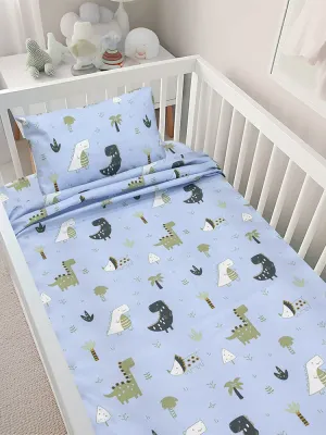 LINO BEBE ΣΕΤ ΣΕΝΤΟΝΙΑ DINO FOREST PETROL 120X180