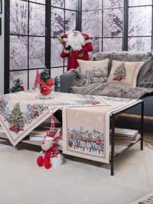 Καρέ &amp; Τραβέρσα Ennsdorf (Σετ 2τεμ.) - 100x100cm &amp; 40x100cm