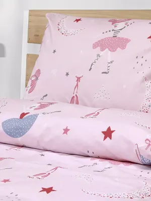 LINO Παιδικά Σετ Σεντόνια (170x260) Dreamy Dancers Ροζ