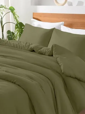 LINO ΣΕΤ ΣΕΝΤΟΝΙΑ BASICO KHAKI 240X260