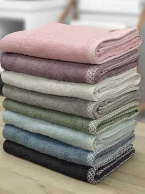 LINO Πετσέτα Σώματος (80x150) Marley Ανθρακί