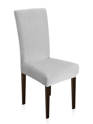 LINO Κάλυμμα Καρέκλας Ελαστικό Elegance Off White