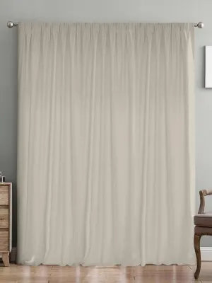 LINO ΚΟΥΡΤΙΝΑ SAMOS ΜΕ ΤΡΕΣΑ C91986 SAND 300Χ275