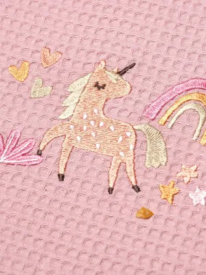 ΚΟΥΒΕΡΤΑ ΠΙΚΕ ΑΓΚΑΛΙΑΣ 80X110 ADAM HOME UNICORN PINK