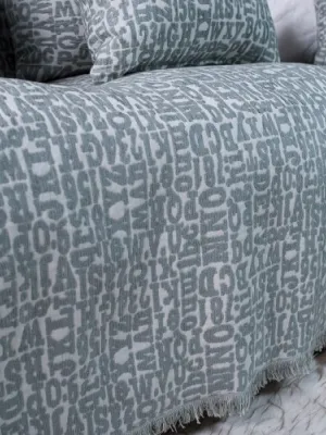 Διακοσμιτικό Ριχτάρι Letters 04 - Μονοθέσιο 180x150cm