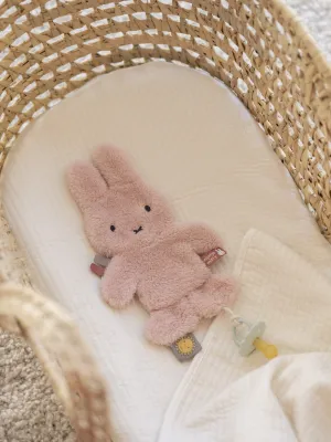 Πανάκι Παρηγοριάς με Κλιπ Πιπίλας Ροζ Fluffy Miffy