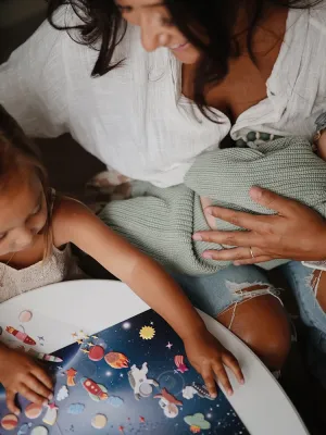 Βιβλίο με Επαναχρησιμοποιούμενα Αυτοκόλλητα Space - Mushie